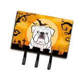 Caroline'S Treasures Bb1778Th68 Halloween White English Bulldog Leash Or Key Holder, Large, Multicolor