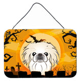 Caroline'S Treasures Halloween Pekingese Wall Or Door Hanging Prints Bb1779Ds812, 8Hx12W