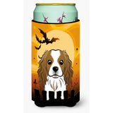 Caroline'S Treasures Halloween Cavalier Spaniel Tall Boy Koozie Hugger, Multicolor