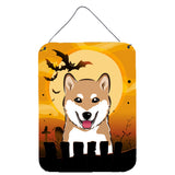 Caroline'S Treasures Halloween Shiba Inu Wall Or Door Hanging Prints Bb1783Ds1216, 16Hx12W, Multicolor