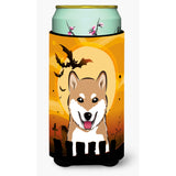 Caroline'S Treasures Halloween Shiba Inu Tall Boy Koozie Hugger, Multicolor