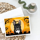 Halloween French Bulldog Greeting Cards And Envelopes Pack Of 8