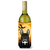 Caroline'S Treasures Bb1785Literk Halloween French Bulldog Wine Bottle Koozie Hugger, 750 Ml, Multicolor