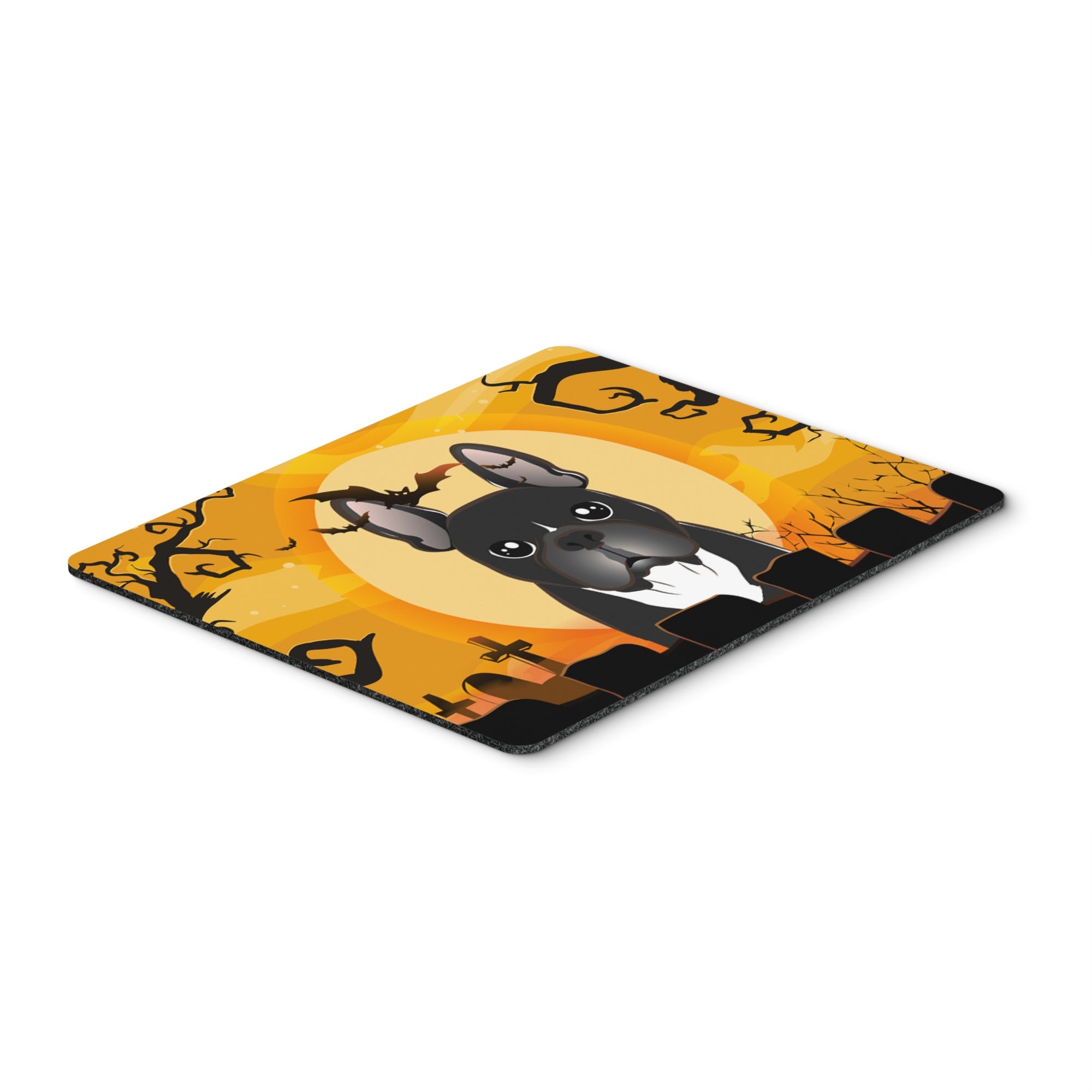 Caroline'S Treasures Halloween French Bulldog Mouse Pad, Hot Pad Or Trivet, Multicolor (Bb1785Mp)