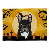 Caroline'S Treasures Bb1785Plmt Halloween French Bulldog Fabric Placemat, Multicolor