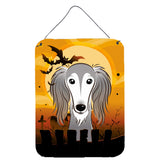 Caroline'S Treasures Halloween Saluki Wall Or Door Hanging Prints Bb1787Ds1216, 16Hx12W, Multicolor