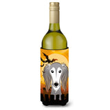 Caroline'S Treasures Halloween Saluki Wine Bottle Koozie Hugger, 750 Ml, Multicolor