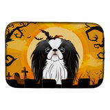Caroline'S Treasures Halloween Japanese Chin Dish Drying Mat, 14 X 21