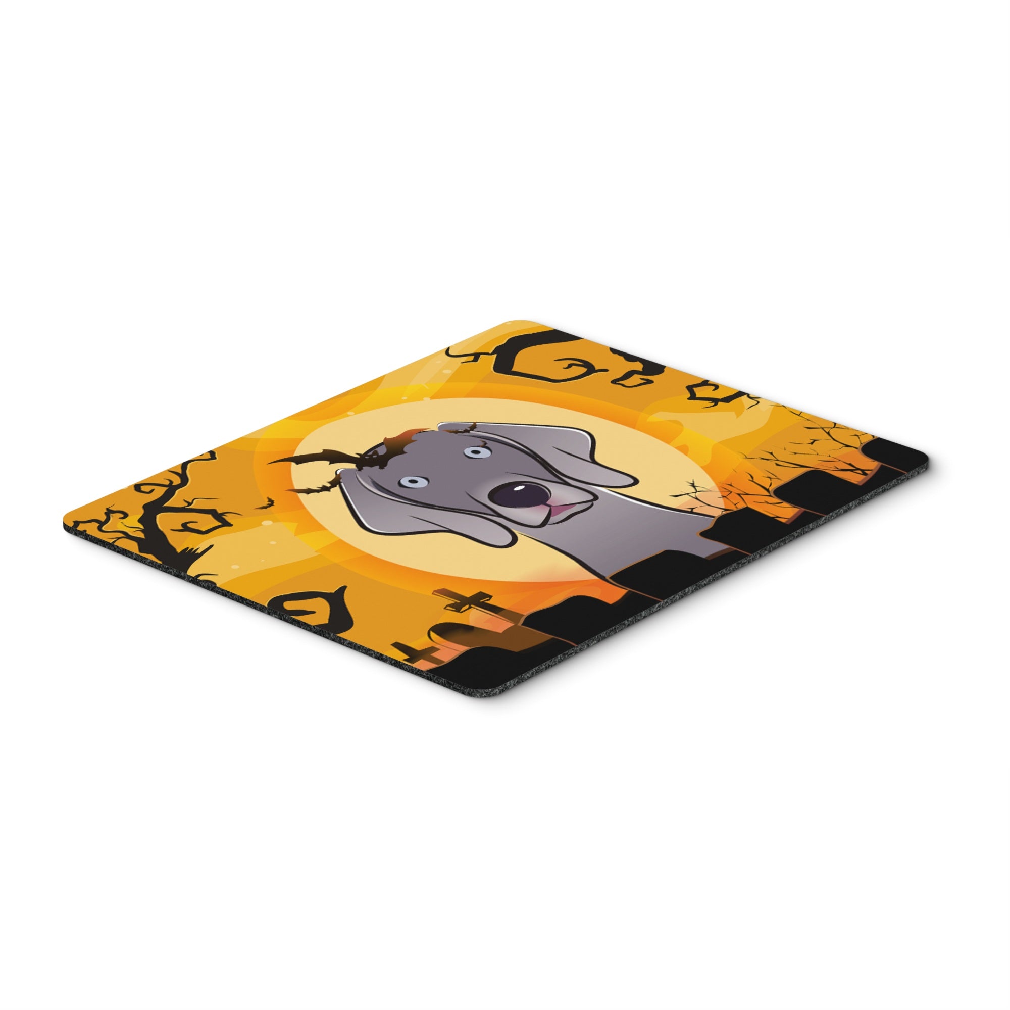 Caroline'S Treasures Halloween Weimaraner Mouse Pad, Hot Pad Or Trivet, Multicolor (Bb1789Mp)
