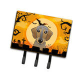 Caroline'S Treasures Bb1791Th68 Halloween Wirehaired Dachshund Leash Or Key Holder, Large, Multicolor
