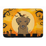 Caroline'S Treasures Halloween Chocolate Labrador Floor Mat, 19 X 27, Multicolor