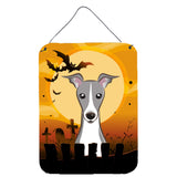 Caroline'S Treasures Halloween Italian Greyhound Wall Or Door Hanging Prints Bb1794Ds1216, 16Hx12W, Multicolor