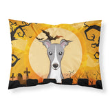 Caroline'S Treasures Bb1794Pillowcase Halloween Italian Greyhound Fabric Standard Pillowcase, Large, Multicolor