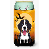 Caroline'S Treasures Halloween Bernese Mountain Dog Tall Boy Koozie Hugger, Multicolor