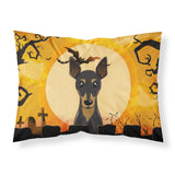 Caroline'S Treasures Bb1798Pillowcase Halloween Min Pin Fabric Standard Pillowcase, Large, Multicolor