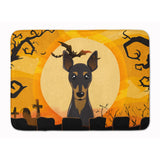 Caroline'S Treasures Halloween Min Pin Floor Mat, 19 X 27, Multicolor