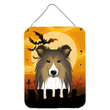 Caroline'S Treasures Halloween Sheltie Wall Or Door Hanging Prints Bb1800Ds1216, 16Hx12W, Multicolor