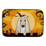 Caroline'S Treasures Halloween Afghan Hound Dish Drying Mat, 14 X 21
