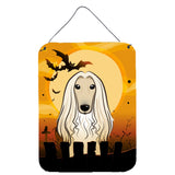Caroline'S Treasures Halloween Afghan Hound Wall Or Door Hanging Prints Bb1802Ds1216, 16Hx12W, Multicolor