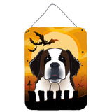 Caroline'S Treasures Halloween Saint Bernard Wall Or Door Hanging Prints Bb1804Ds1216, 16Hx12W, Multicolor