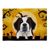 Caroline'S Treasures Bb1804Plmt Halloween Saint Bernard Fabric Placemat, Multicolor