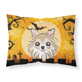 Caroline'S Treasures Bb1809Pillowcase Halloween Chihuahua Fabric Standard Pillowcase, Large, Multicolor