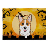 Caroline'S Treasures Bb1812Plmt Halloween Red Corgi Fabric Placemat, Multicolor