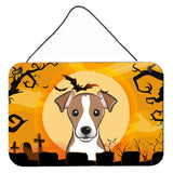 Caroline'S Treasures Halloween Jack Russell Terrier Wall Or Door Hanging Prints Bb1818Ds812, 8Hx12W, Multicolor