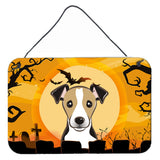 Caroline'S Treasures Halloween Jack Russell Terrier Wall Or Door Hanging Prints Bb1819Ds812, 8Hx12W