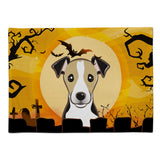 Caroline'S Treasures Bb1819Plmt Halloween Jack Russell Terrier Fabric Placemat, Multicolor