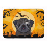 Caroline'S Treasures Halloween Black Pug Floor Mat, 19 X 27, Multicolor