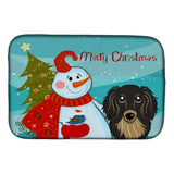Caroline'S Treasures Bb1833Ddm Dish Drying Mat, 14 X 21, Snowman