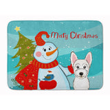 Caroline'S Treasures Snowman With Westie Floor Mat, 19 X 27, Multicolor
