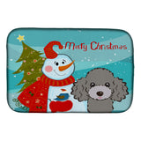 Caroline'S Treasures Snowman Dish Drying Mat, 14 X 21