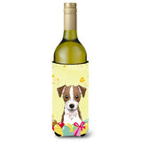 Caroline'S Treasures Bb1884Literk Jack Russell Terrier Easter Egg Hunt Wine Bottle Hugger Koozie, 750Ml, Multicolor