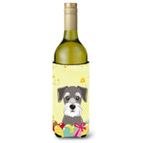 Caroline'S Treasures Bb1888Literk Schnauzer Easter Egg Hunt Wine Bottle Hugger Koozie, 750Ml, Multicolor