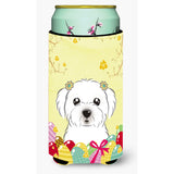 Caroline'S Treasures Bb1890Tbc Maltese Easter Egg Hunt Tall Boy Hugger Koozie, Multicolor