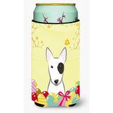 Caroline'S Treasures Bb1891Tbc Bull Terrier Easter Egg Hunt Tall Boy Hugger Koozie, Multicolor