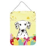 Caroline'S Treasures Dalmatian Easter Egg Hunt Wall Or Door Hanging Prints Bb1892Ds1216, 16Hx12W, Multicolor