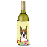 Caroline'S Treasures Bb1905Literk Boxer Easter Egg Hunt Wine Bottle Hugger Koozie, 750Ml, Multicolor