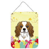 Caroline'S Treasures Cavalier Spaniel Easter Egg Hunt Wall Or Door Hanging Prints Bb1906Ds1216, 16Hx12W, Multicolor