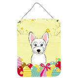 Caroline'S Treasures Westie Easter Egg Hunt Wall Or Door Hanging Prints Bb1908Ds1216, 16Hx12W, Multicolor