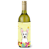 Caroline'S Treasures Bb1908Literk Westie Easter Egg Hunt Wine Bottle Hugger Koozie, 750Ml, Multicolor