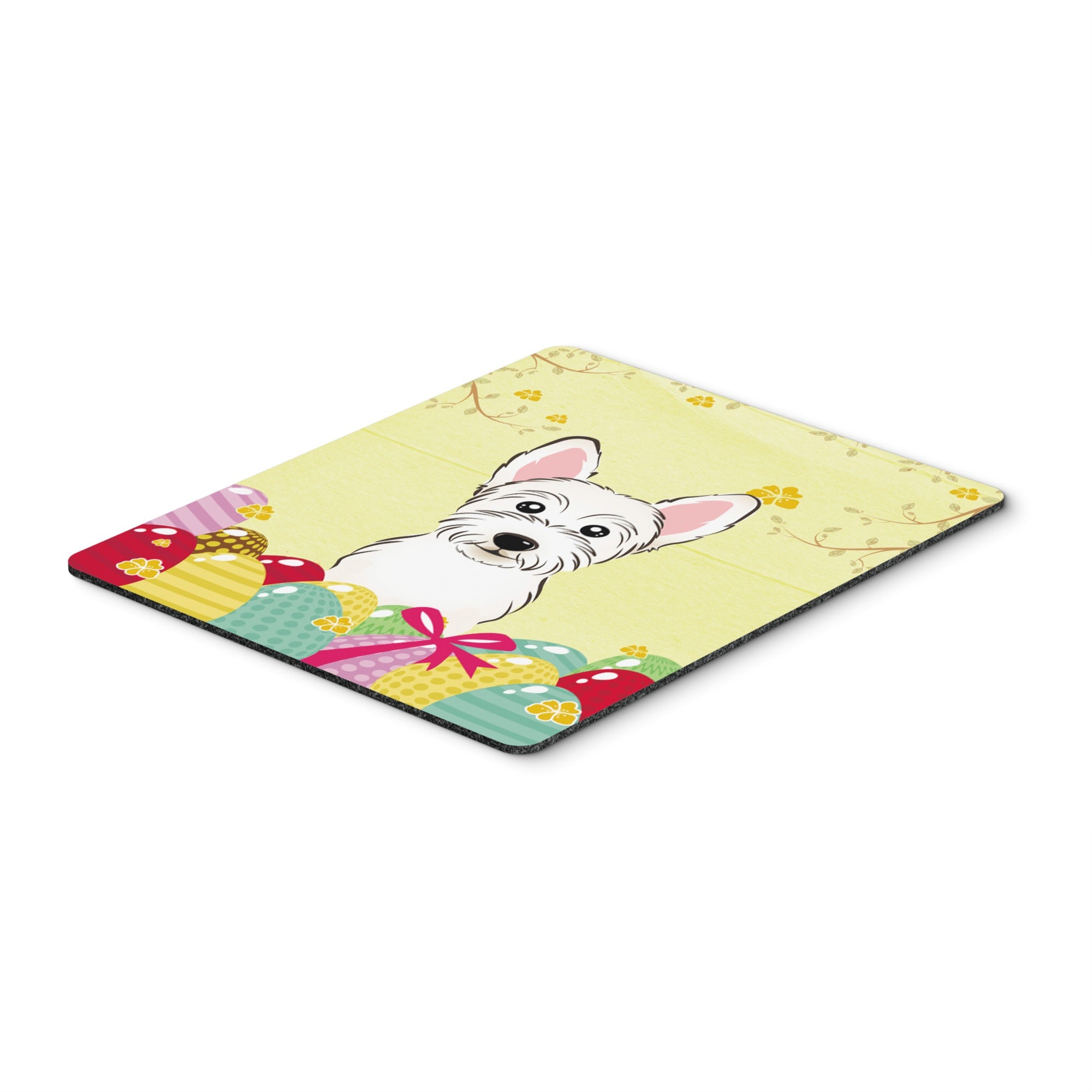 Caroline'S Treasures Westie Easter Egg Hunt Mouse Pad, Hot Pad Or Trivet, Multicolor (Bb1908Mp)