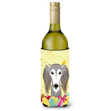 Caroline'S Treasures Bb1911Literk Saluki Easter Egg Hunt Wine Bottle Hugger Koozie, 750Ml, Multicolor