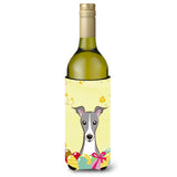 Caroline'S Treasures Bb1918Literk Italian Greyhound Easter Egg Hunt Wine Bottle Hugger Koozie, 750Ml, Multicolor