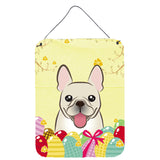 Caroline'S Treasures French Bulldog Easter Egg Hunt Wall Or Door Hanging Prints Bb1920Ds1216, 16Hx12W, Multicolor