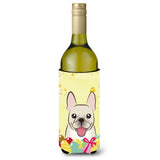 Caroline'S Treasures Bb1920Literk French Bulldog Easter Egg Hunt Wine Bottle Hugger Koozie, 750Ml, Multicolor