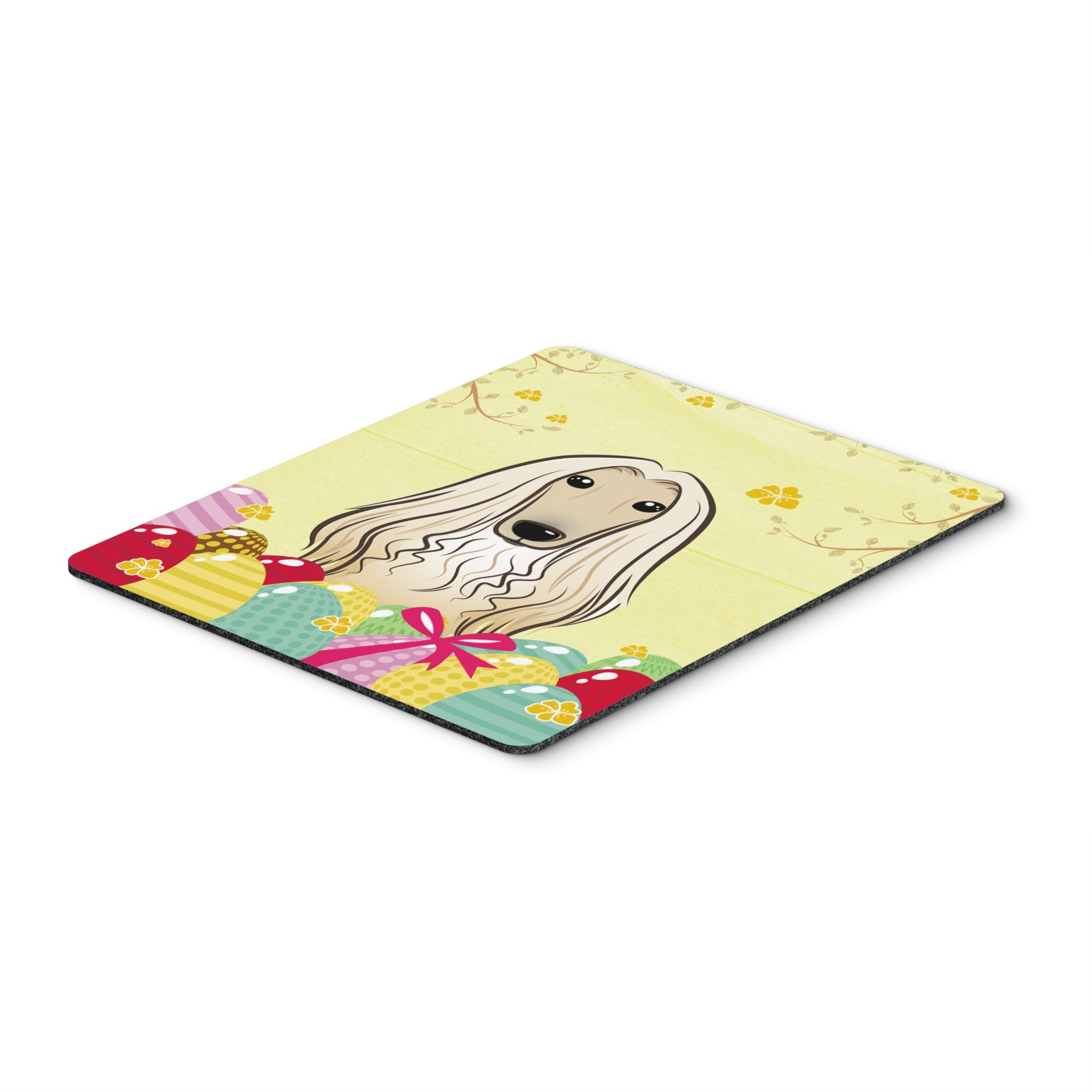 Caroline'S Treasures Afghan Hound Easter Egg Hunt Mouse Pad, Hot Pad Or Trivet, Multicolor (Bb1926Mp)