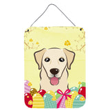 Caroline'S Treasures Golden Retriever Easter Egg Hunt Wall Or Door Hanging Prints Bb1934Ds1216, 16Hx12W, Multicolor